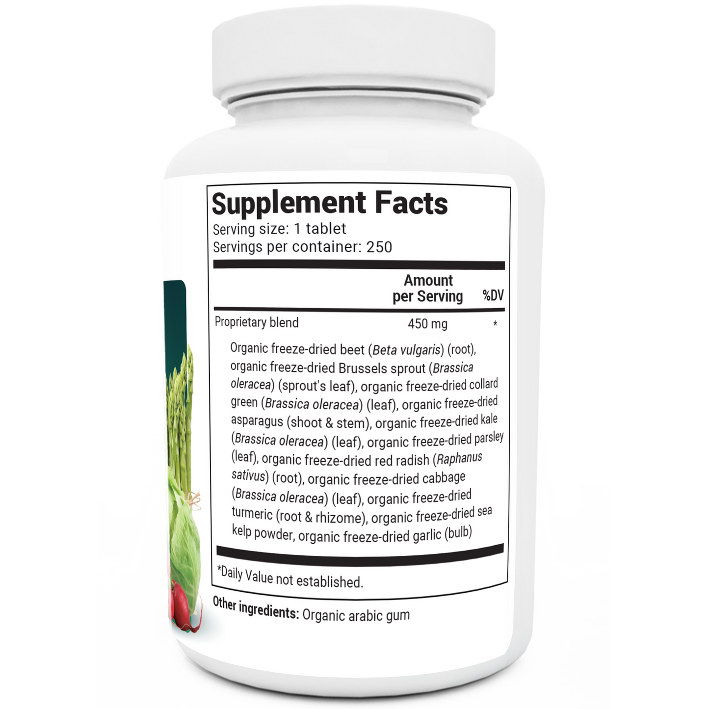 Dr. Berg Organic Greens Superfood - Advanced Cruciferous Blend Tablets
