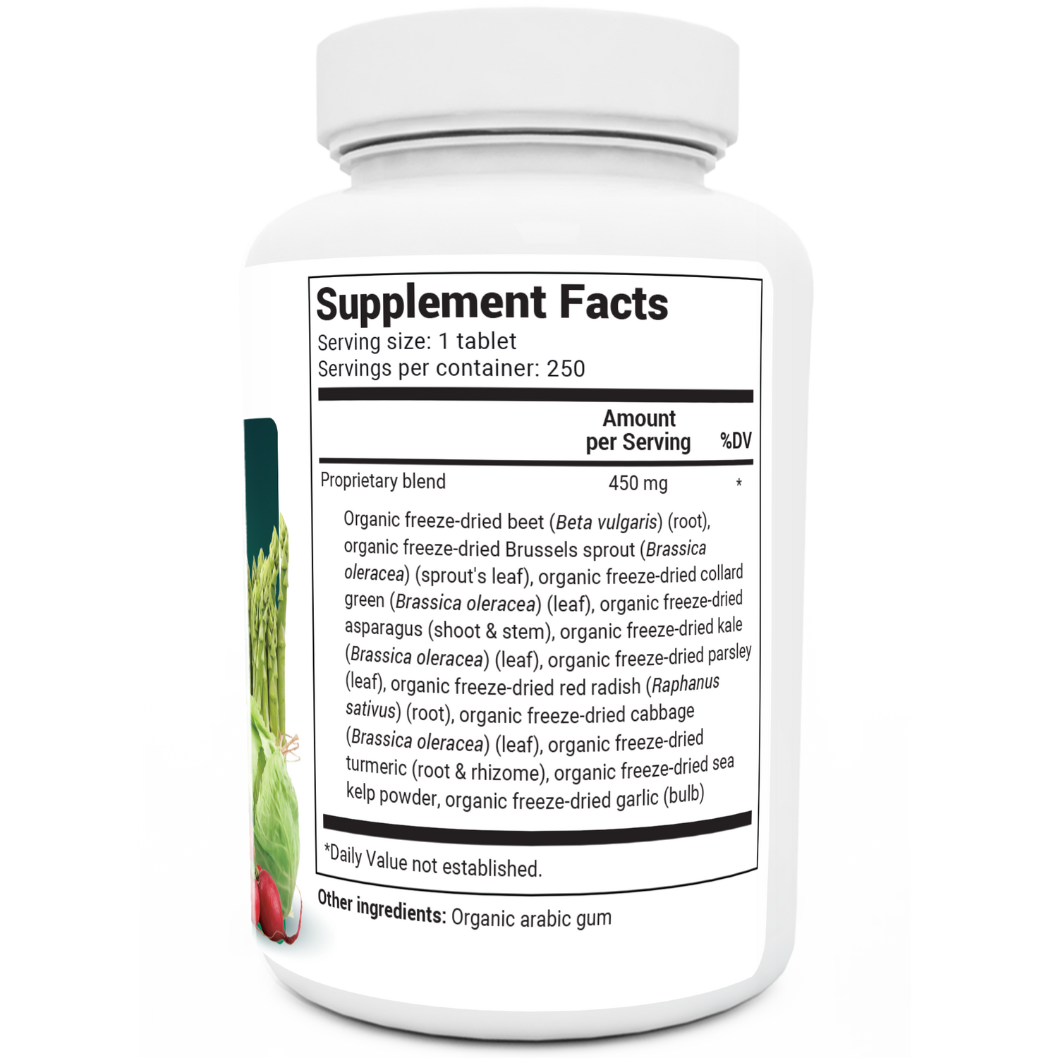 Dr. Berg Organic Greens Superfood - Advanced Cruciferous Blend Tablets