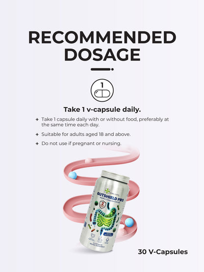 Herbal Pharm GutShield Pro, 30 V-Capsules