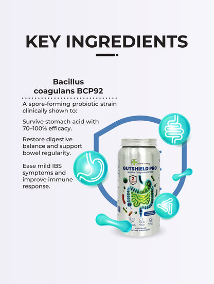 Herbal Pharm GutShield Pro, 30 V-Capsules