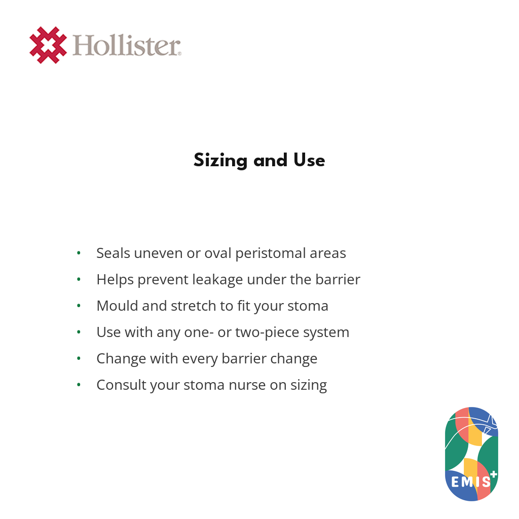 Hollister Adapt Convex Oval Barrier Rings, Box of 10 — EMIS+ Singapore