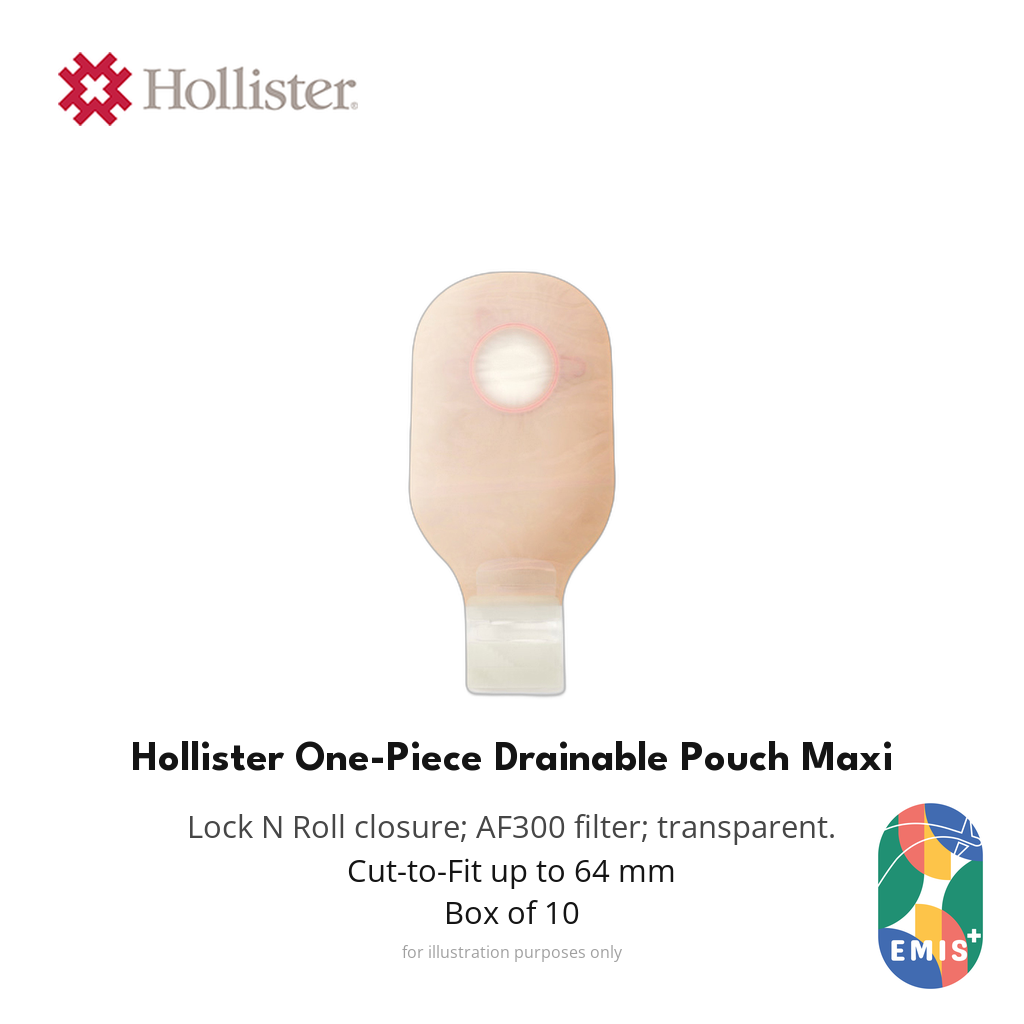 Hollister One-Piece Drainable Pouch Maxi H8331 — EMIS+ Singapore