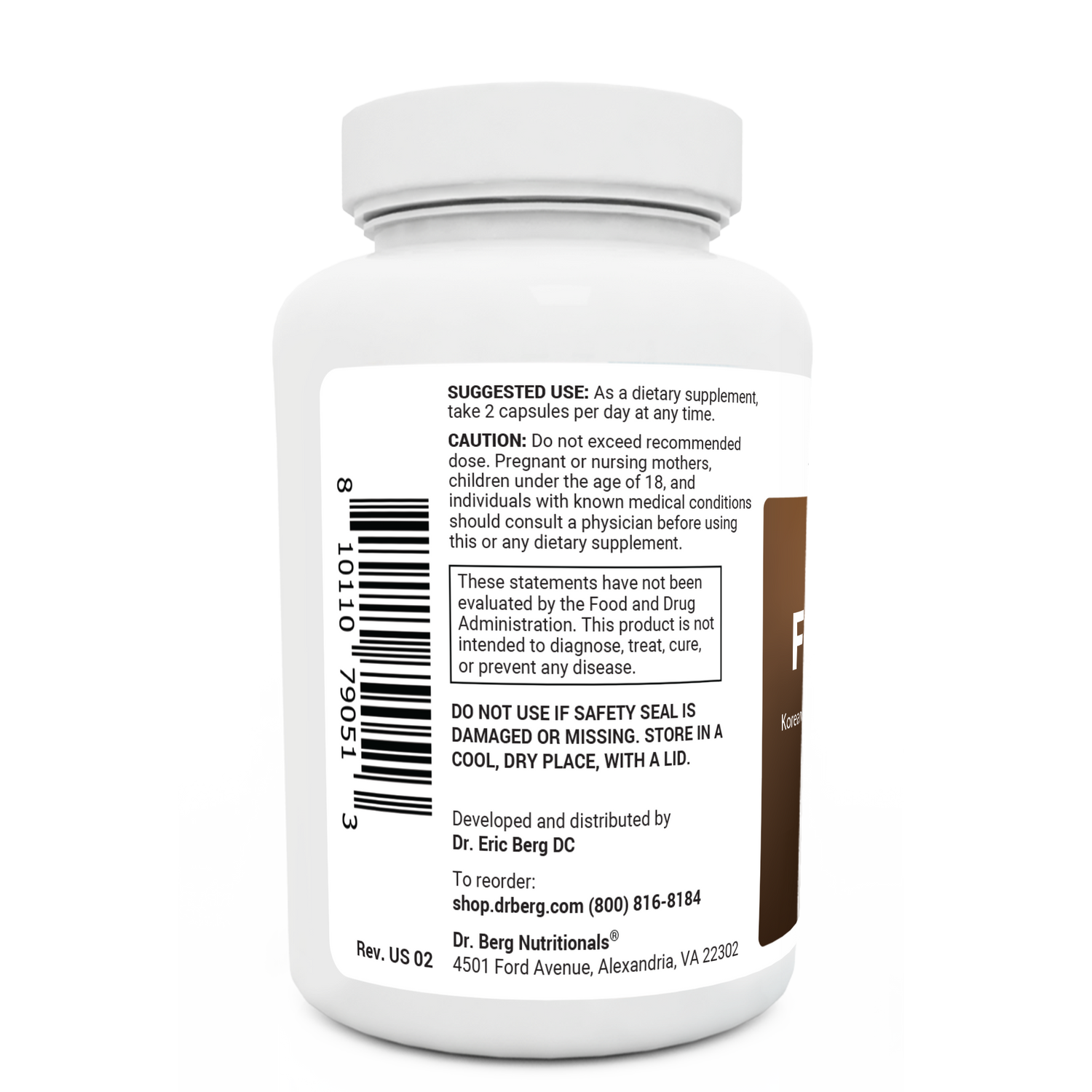 Dr. Berg Hair Formula - Natural Hair Growth Support, 90 Capsules