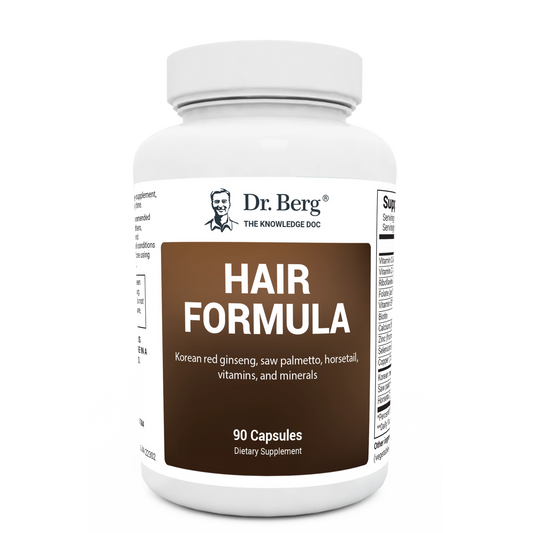 Dr. Berg Hair Formula - Natural Hair Growth Support, 90 Capsules
