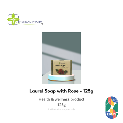 Laurel Soap with Rose - 125g
