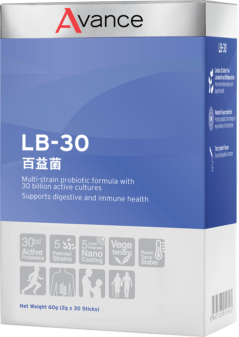 Avance LB-30: 30 Billion Probiotic for Digestive and Immune Health