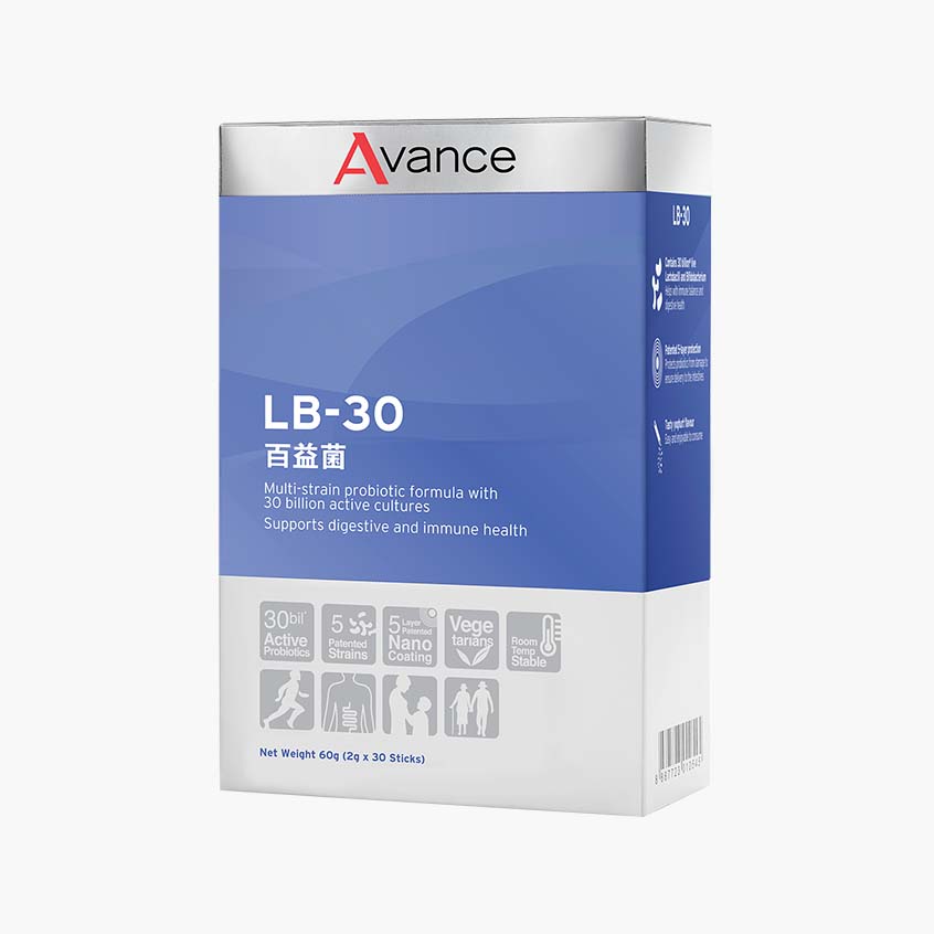 Avance LB-30: 30 Billion Probiotic for Digestive and Immune Health
