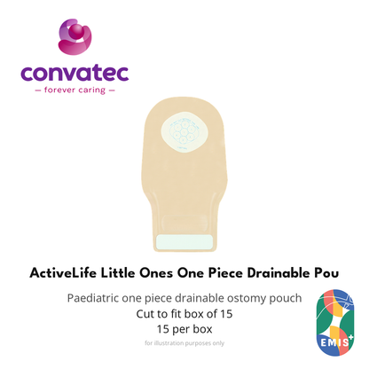 ConvaTec ActiveLife Little Ones One Piece Drainable Pouch, Paediatric