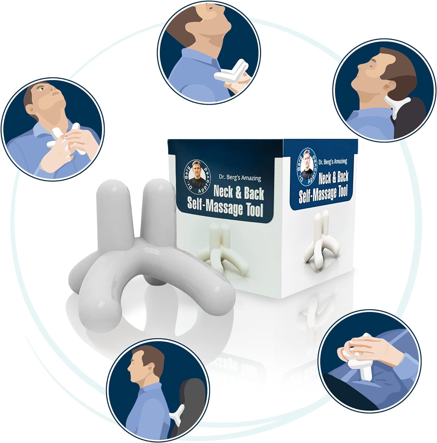Dr. Berg Amazing Self-Massage Tool for Stress Relief & Relaxation