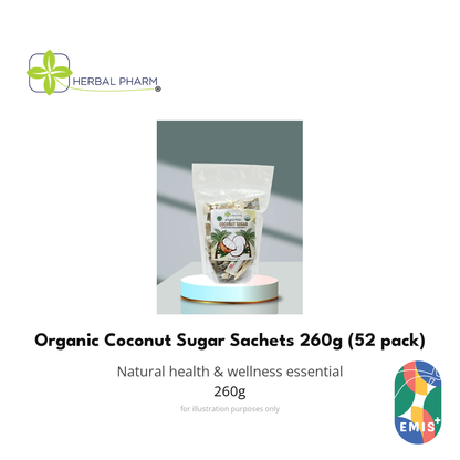 Organic Coconut Sugar Sachets 260g (52 pack)