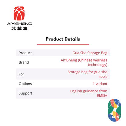 AiYiSheng Gua Sha Storage Bag product details