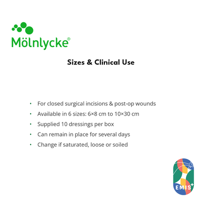 Mepilex Border Post-Op Surgical Dressing
