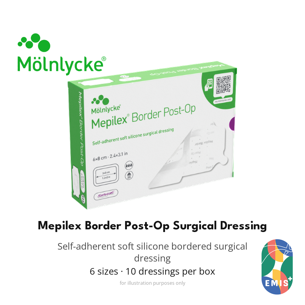 Mepilex Border Post-Op Surgical Dressing
