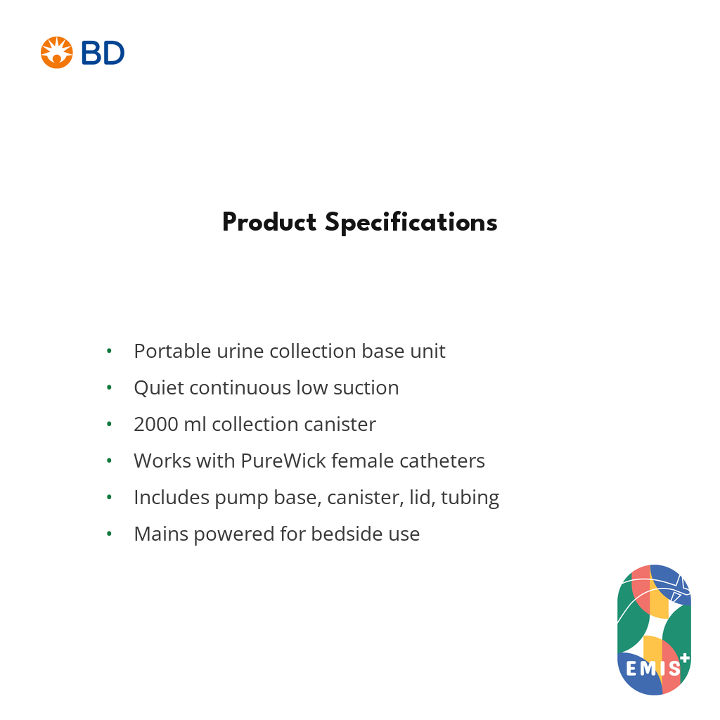 BD PureWick Urine Collection System — EMIS+ Singapore