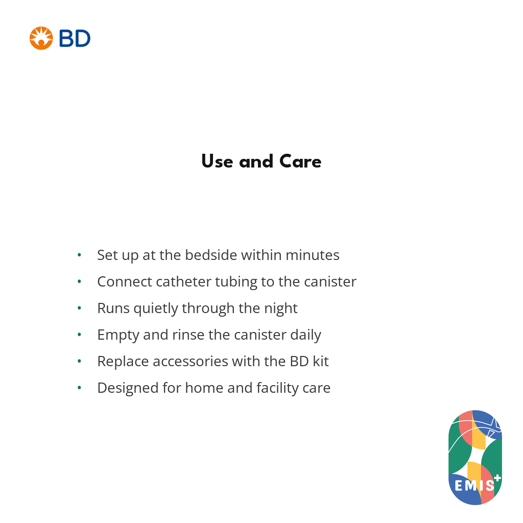 BD PureWick Urine Collection System — EMIS+ Singapore