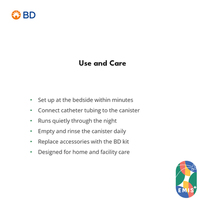 BD PureWick Urine Collection System — EMIS+ Singapore