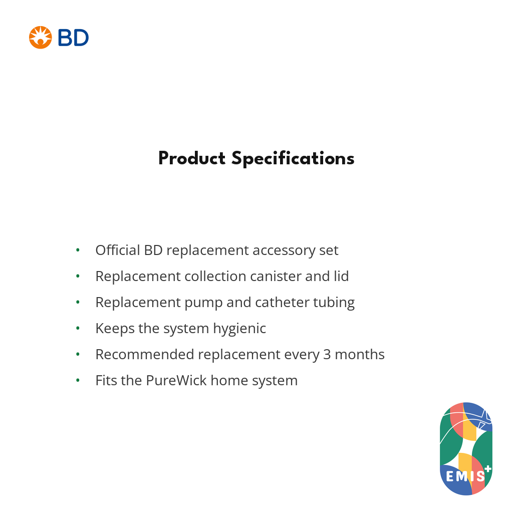 BD PureWick Accessory Replacement Kit — EMIS+ Singapore