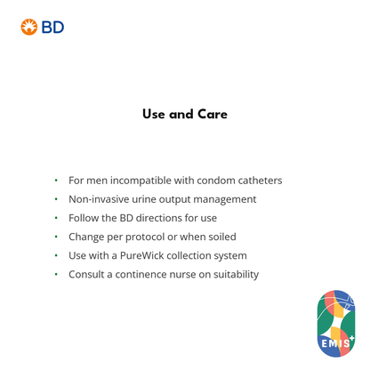 BD PureWick Male External Catheter Kit — EMIS+ Singapore