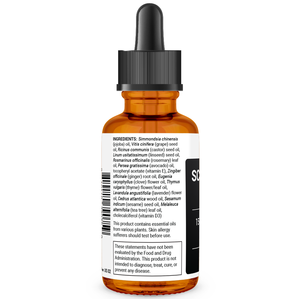 Dr. Berg Scalp & Hair Serum: Revitalize Dull, Brittle Hair with 15 Premium Ingredients (2 fl oz)