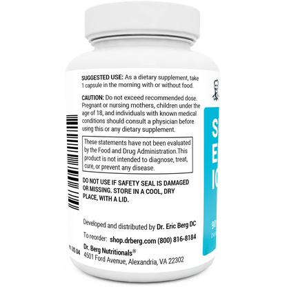 Dr. Berg Sea Kelp Enhanced Iodine - Premium Support - 90 Capsules