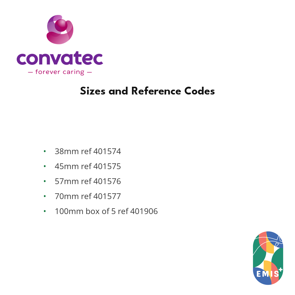 ConvaTec SUR-FIT Natura Stomahesive Skin Barrier Wafer, Cut to Fit