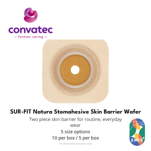 ConvaTec SUR-FIT Natura Stomahesive Skin Barrier Wafer, Cut to Fit