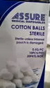 [Bundle of 20] ASSURE Cotton Ball Sterile 0.5G