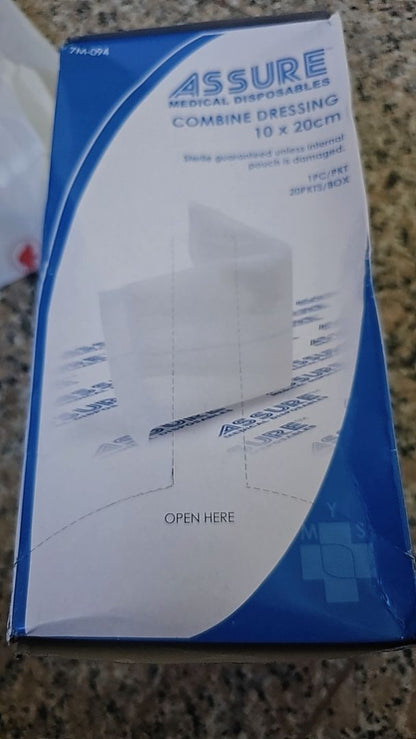 [Bundle of 20] ASSURE Combine Dressing 10cm X 20cm