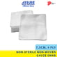 [Bundle of 4] ASSURE Gauze Swab Non-Woven Non-Sterile 7.5cm X 7.5cm X 4-Ply, 100pce/Pkt