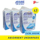 [Bundle of 3] ASSURE Underpads 30" X 30", 75cm X 75cm 60G, 10'S/Pkt