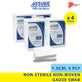 [Bundle of 4] ASSURE Gauze Swab Non-Woven Non-Sterile 7.5cm X 7.5cm X 4-Ply, 100pce/Pkt