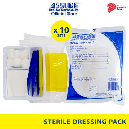 [Bundle of 10] ASSURE Basic Dressing Set