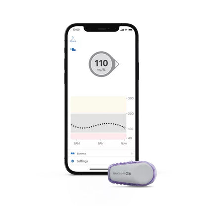 Dexcom G7 CGM Sensor | Real-Time Glucose Monitoring | Zero Fingersticks | 10-Day Wear | Waterproof