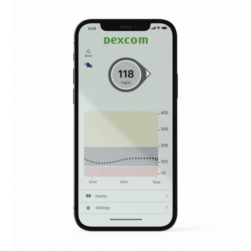 Dexcom G7 CGM Sensor | Real-Time Glucose Monitoring | Zero Fingersticks | 10-Day Wear | Waterproof