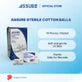 [Bundle of 20] ASSURE Cotton Ball Sterile 0.5G