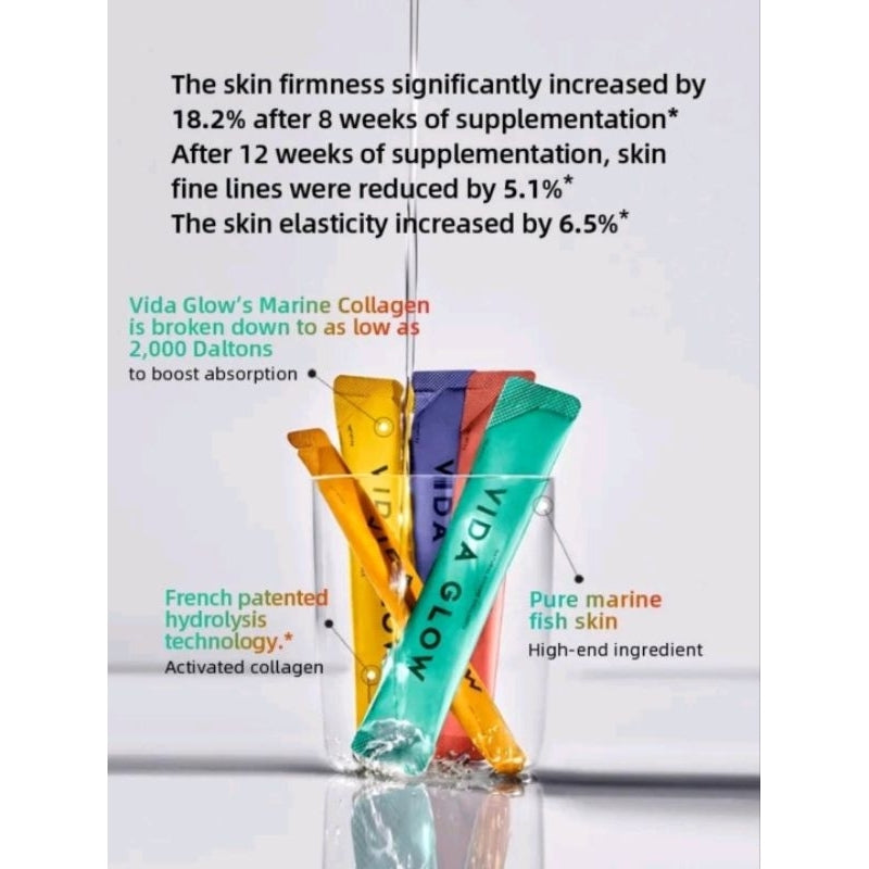 Vida Glow Marine Collagen Skin Rejuvenation - 30 Sachets