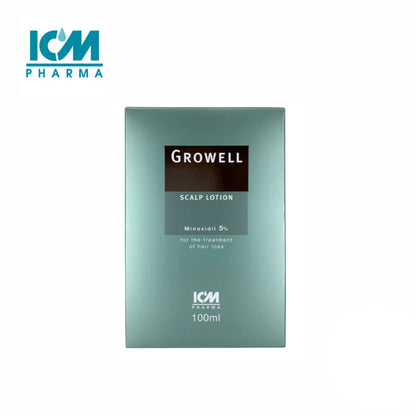 Growell Minoxidil 5% Hair Regrowth Treatment 100ml