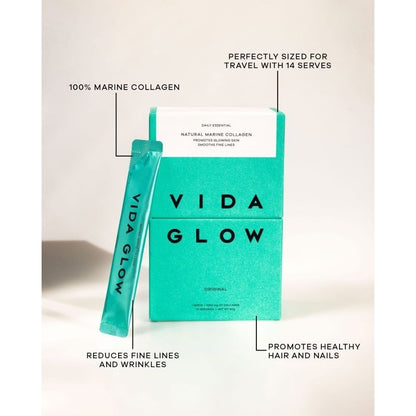Vida Glow 海洋胶原蛋白嫩肤霜 - 30 袋