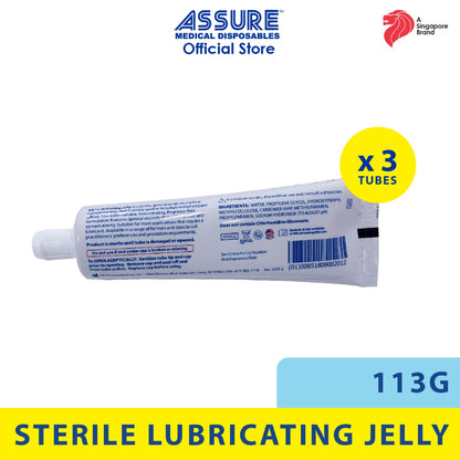 [Bundle of 3] HR Sterile Lubricating Jelly With Flip-Top Tube 113G