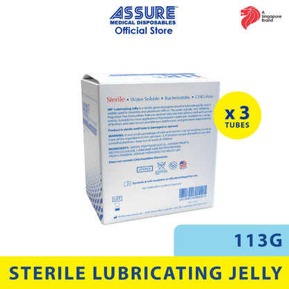 [Bundle of 3] HR Sterile Lubricating Jelly With Flip-Top Tube 113G