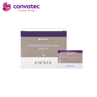 ConvaTec ESENTA Adhesive Remover Wipes for Around Stomas and Wounds, Sting Free 30'S