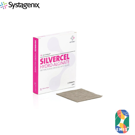 (1 Piece) 3M Systagenix Silvercel Hydro-Alginate Dressing 11 X 11cm