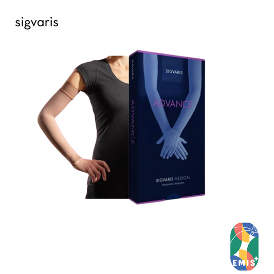 SIGVARIS® Advance II Arm Sleeve w/o Mitten Light Beige