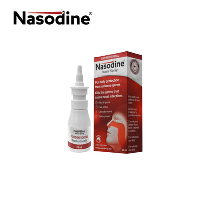 Nasodine Nasal Antiseptic Sinus Spray 25ml