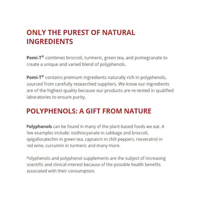 Pomi-T Polyphenol Supplement 60 Capsules