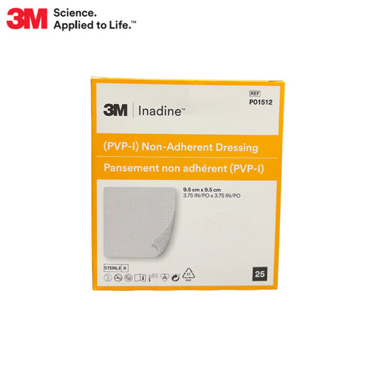 [Per Piece] 3M Systagenix Inadine Povidone Iodine Non-adherent Dressing