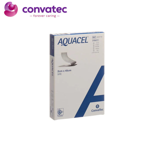 (2cm X 45cm) Convatec Aquacel Hydrofiber Dressing Ribbon with Strengthening Fiber [Per Piece] 403770