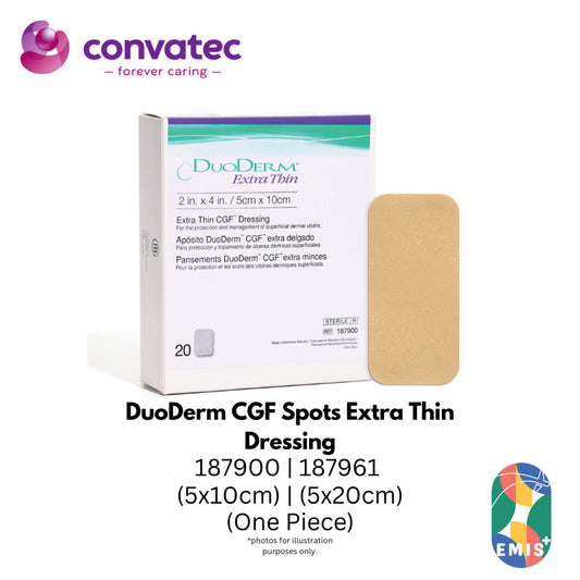 (1 Piece) 187900 | 187961 ConvaTec Duoderm ® Extra Thin CGF Dressing