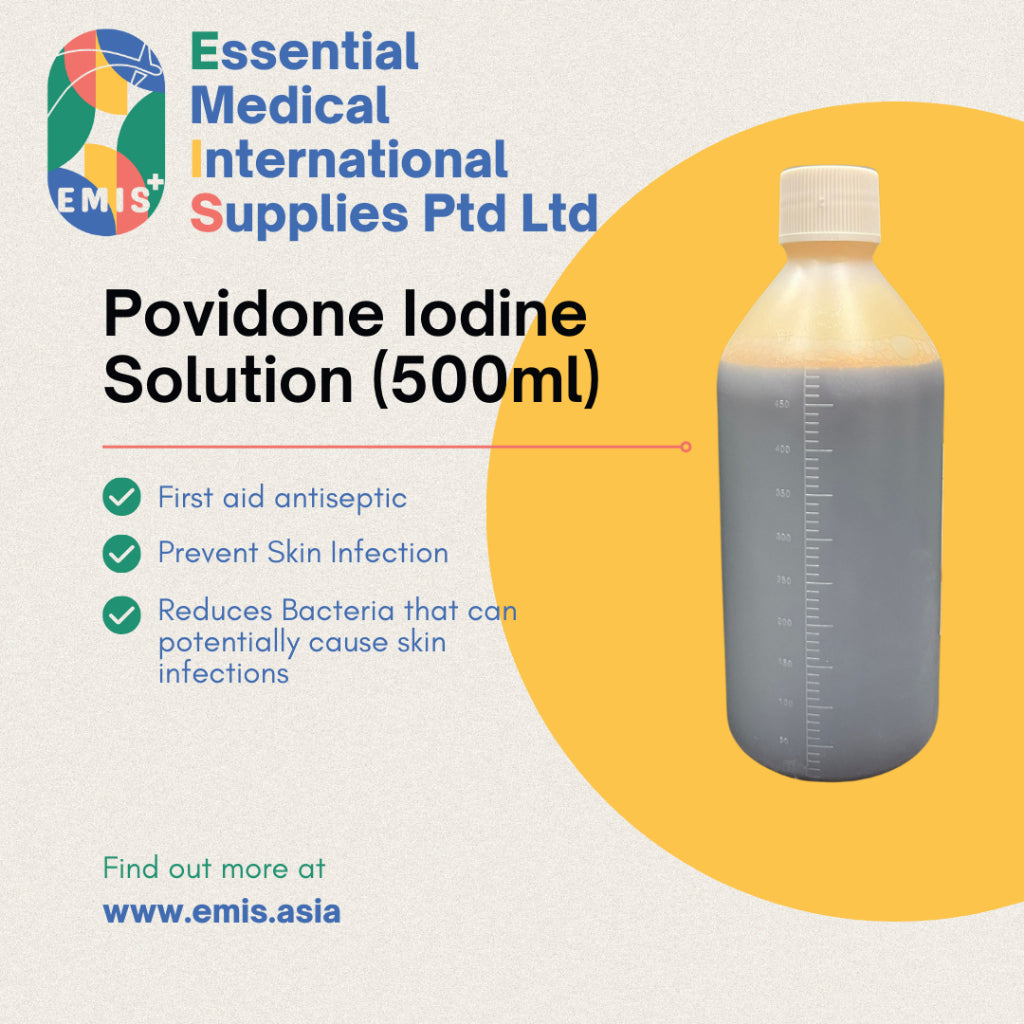 10% Povidone Iodine Solution – Antiseptic Skin & Wound ... | EMIS+ Sin ...