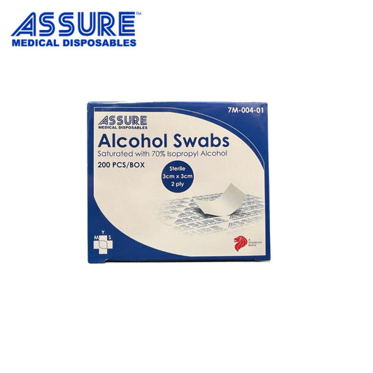 Assure Alcohol Swab 2-ply 3 cm X 3cm 200 pcs